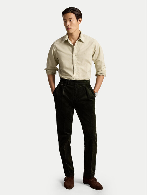 Polo Ralph Lauren Polo Ralph Lauren Сорочка 710804257505 Світло-бежевий Slim Fit
