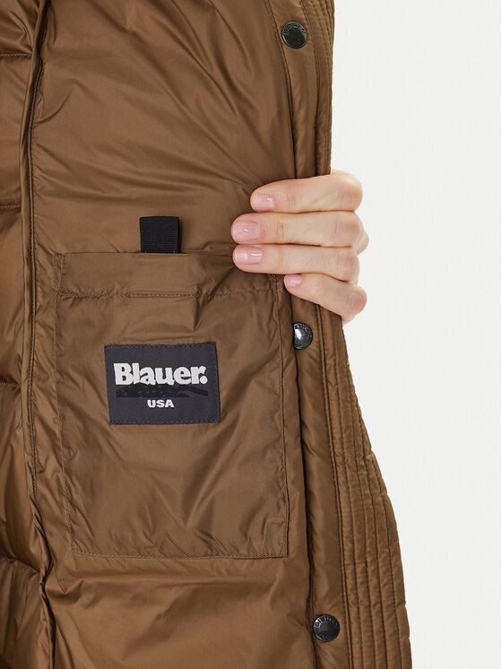 Blauer Blauer Pehelykabát Impermeabile 25WBLDK03101 Zöld Regular Fit