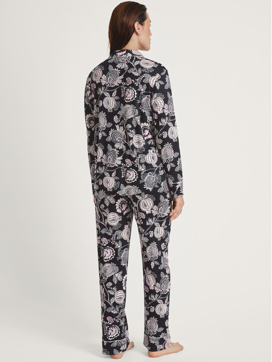 Calida Calida Koszula nocna 42955 Czarny Comfortable Fit