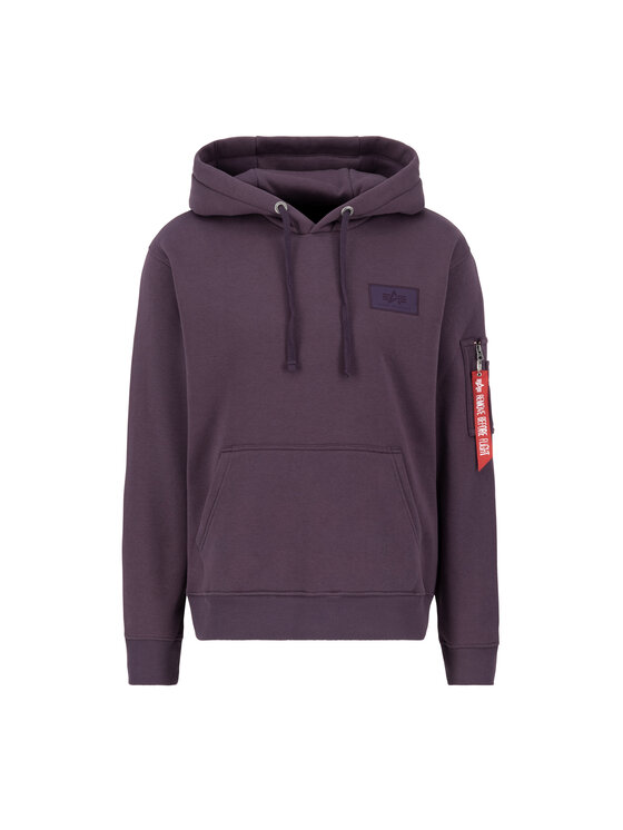 Alpha Industries Alpha Industries Bluza Back Print Rainbow Reflective Print Hoodie Fioletowy Regular Fit