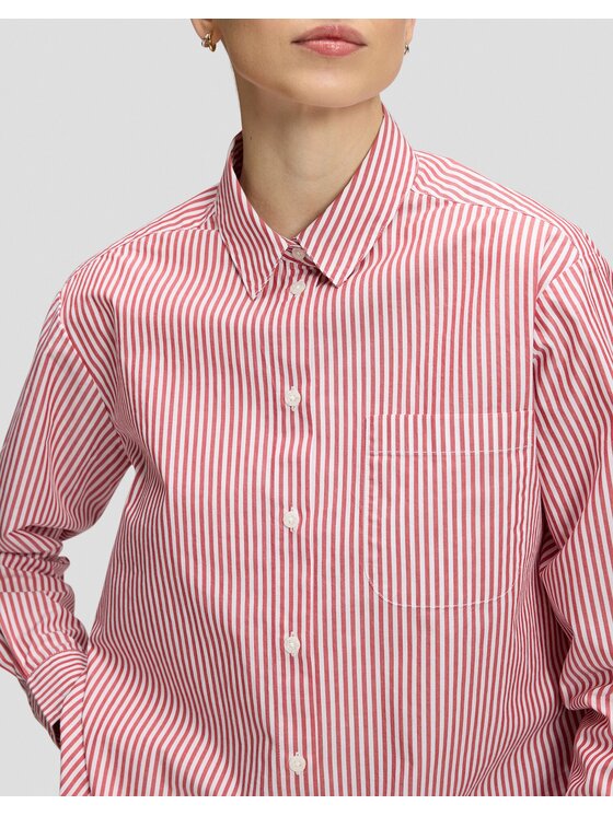 Lee Lee Koszula BOYFRIENDS POCKET SHIRT Różowy Relaxed Fit