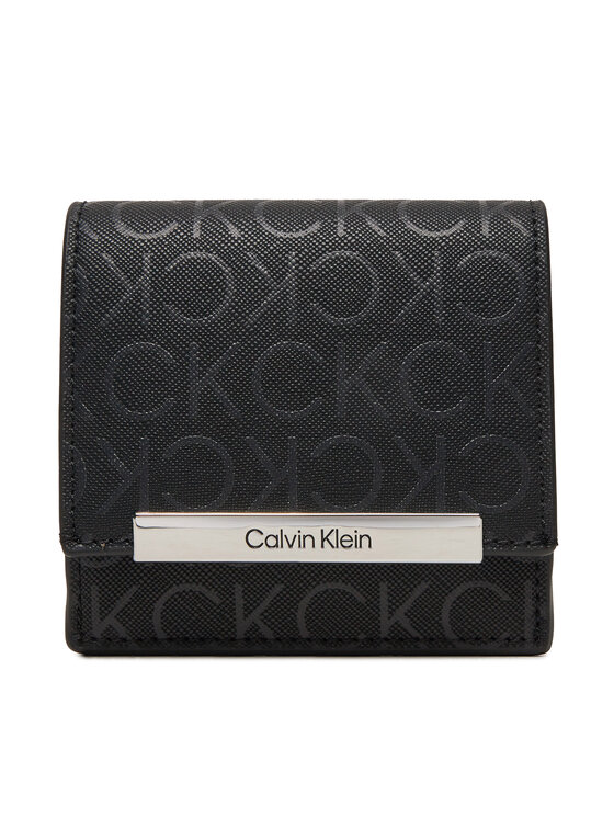 Zdjęcia - Portfel Calvin Klein Mały  Damski K60K612443 Czarny 