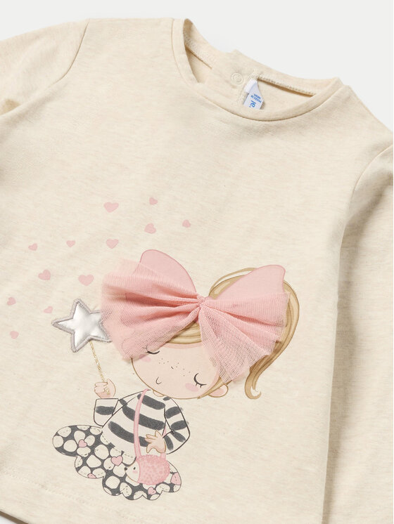 Mayoral Mayoral Bluza 2054 Bež Regular Fit