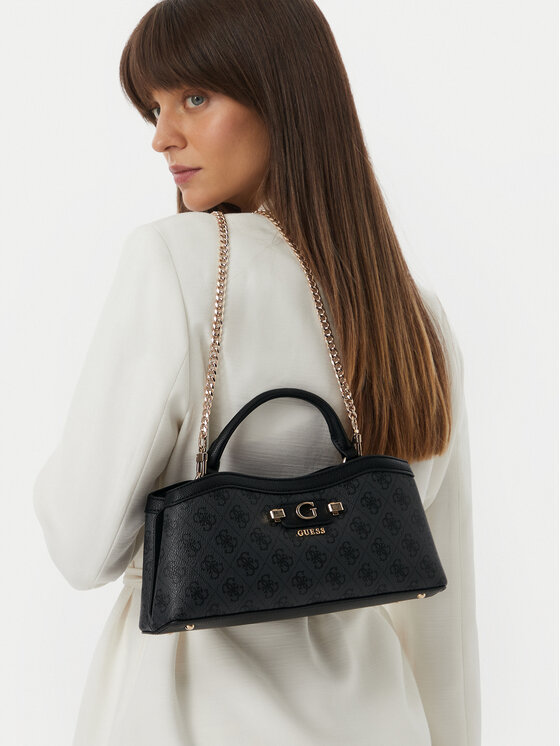 Guess Дамска чанта Lindsey HWSG97 49050 Черен