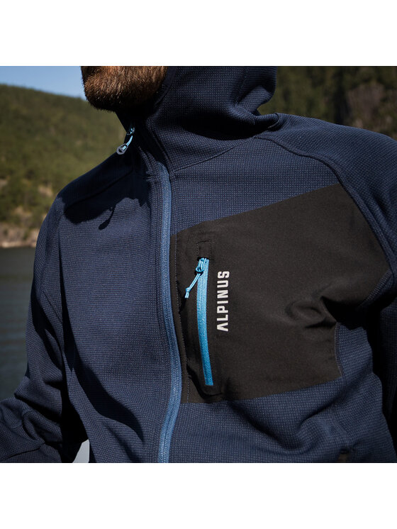Alpinus Alpinus Bluza Fryatt Granatowy Regular Fit