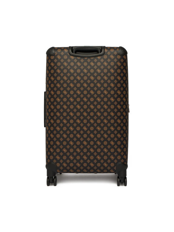 Guess Guess Didelis lagaminas Wilder Travel TWHP74 52988 Tamsiai ruda