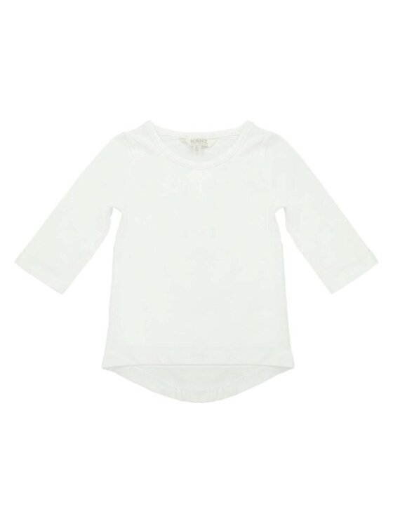 Kanz Kanz Bluzka 1516811-1000 Biały Basic Fit