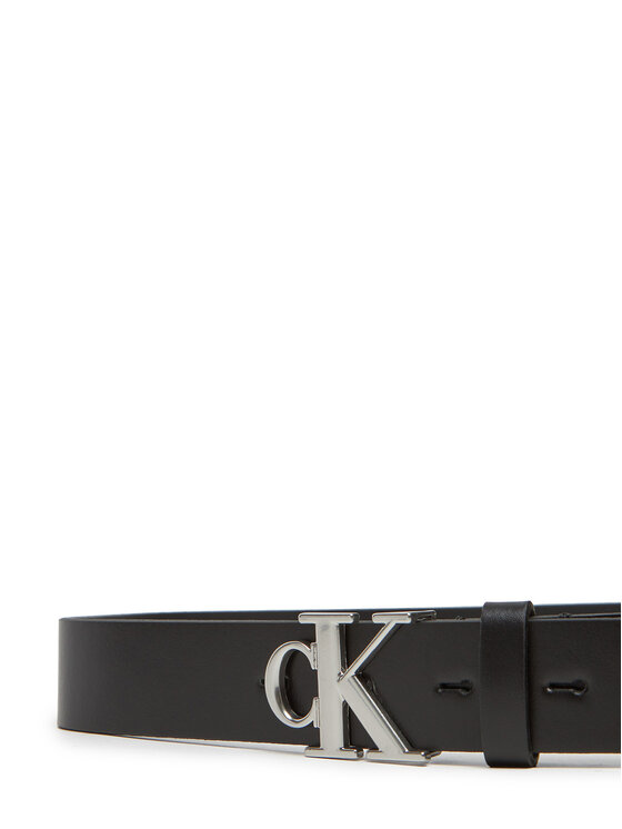 Calvin Klein Calvin Klein Ζώνη Γυναικεία Monogram Plaque Buckle 30Mm LV04K7018G Μαύρο