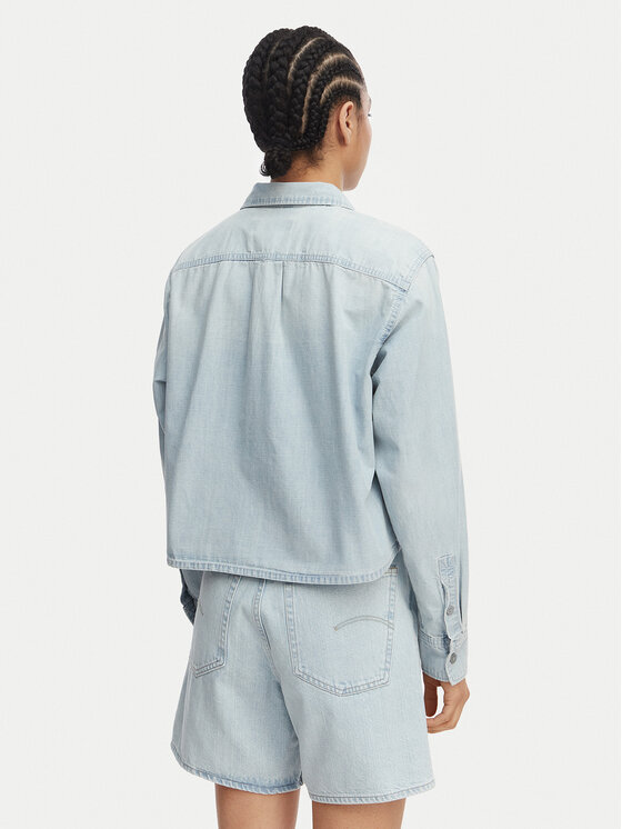 G-Star Raw G-Star Raw Džinsa krekls Resort D29076-E356 Gaiši zila Relaxed Fit