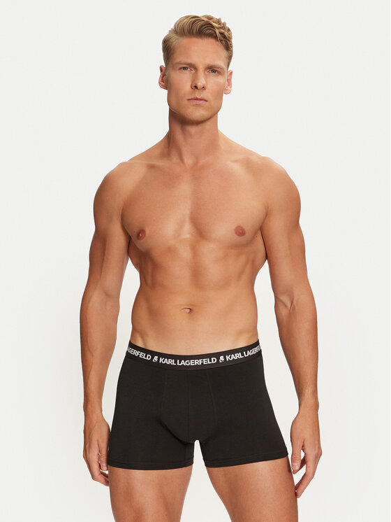 KARL LAGERFELD KARL LAGERFELD Set di 3 boxer 235M2109 Nero