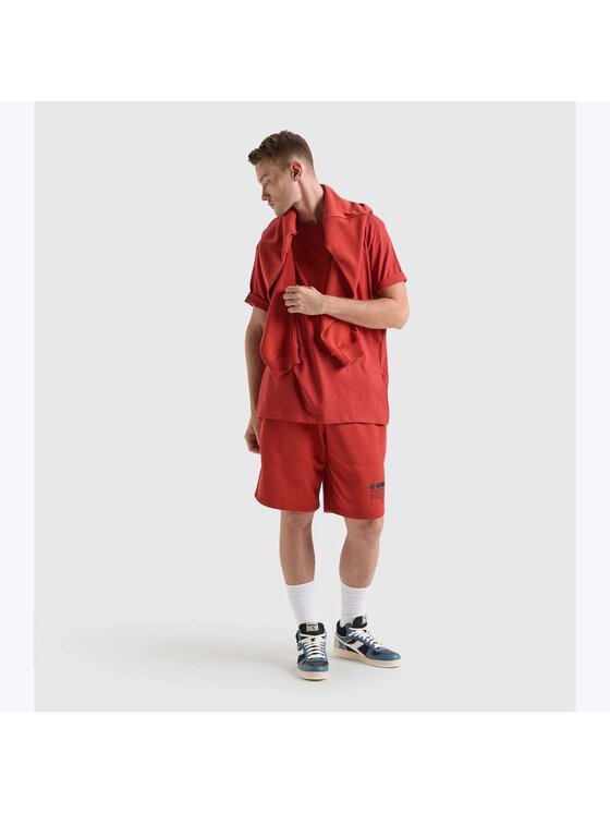 Diadora Diadora T-Shirt T-SHIRT SS MANIFESTO Czerwony Regular Fit