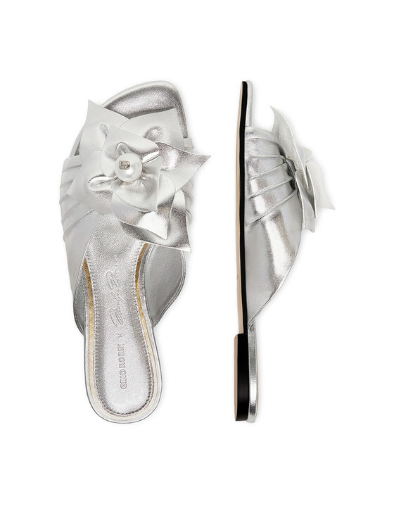 GINO ROSSI GINO ROSSI Чехли CEO-ROSE-LT-2221-1 Сребрист