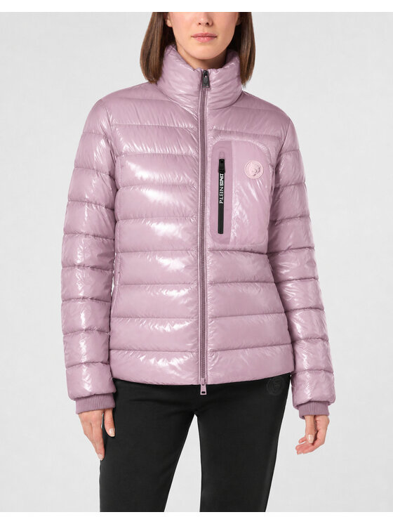 Plein Sport Plein Sport Kurtka puchowa 24037 Różowy Regular Fit
