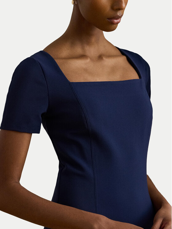 LAUREN RALPH LAUREN LAUREN RALPH LAUREN Коктейлна рокля 253P08759001 Тъмносин Slim Fit