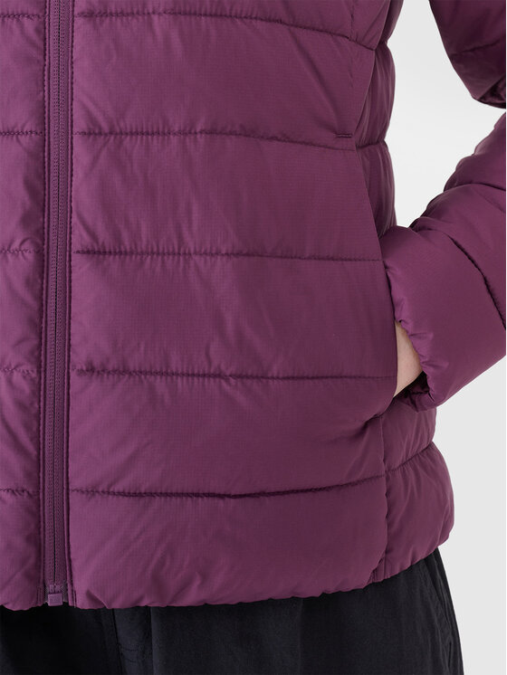 4F 4F Kurtka puchowa BASIC+ Fioletowy Slim Fit
