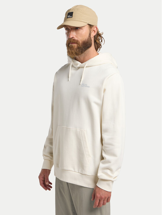 Sweatshirt Jack Wolfskin, Größe L Ekru Essential A63872