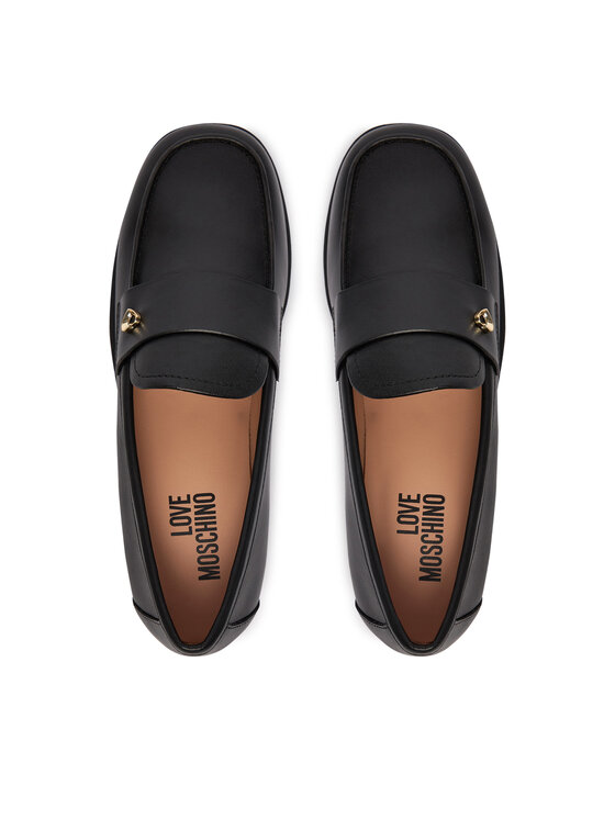 LOVE MOSCHINO LOVE MOSCHINO Mokasíny JA10142G1OIA0000 Čierna