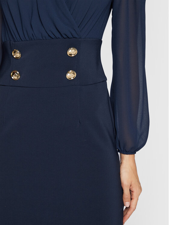 Rinascimento Rinascimento Coctailkleid CFC0111068003 Dunkelblau Regular Fit