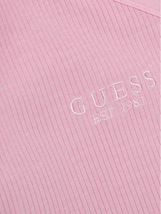 Guess Guess Top J5GI27 KCSK4 Ružičasta Slim Fit