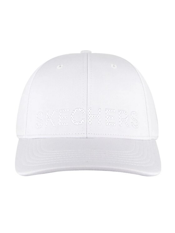 Skechers Skechers Czapka z daszkiem ZKCH3236-WHT Biały