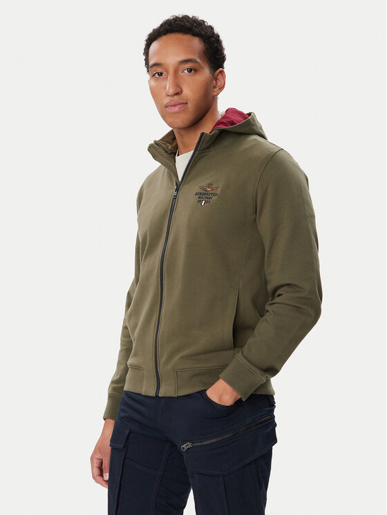 Aeronautica Militare Aeronautica Militare Džemperis 262FE2097UF00662 Chaki Regular Fit