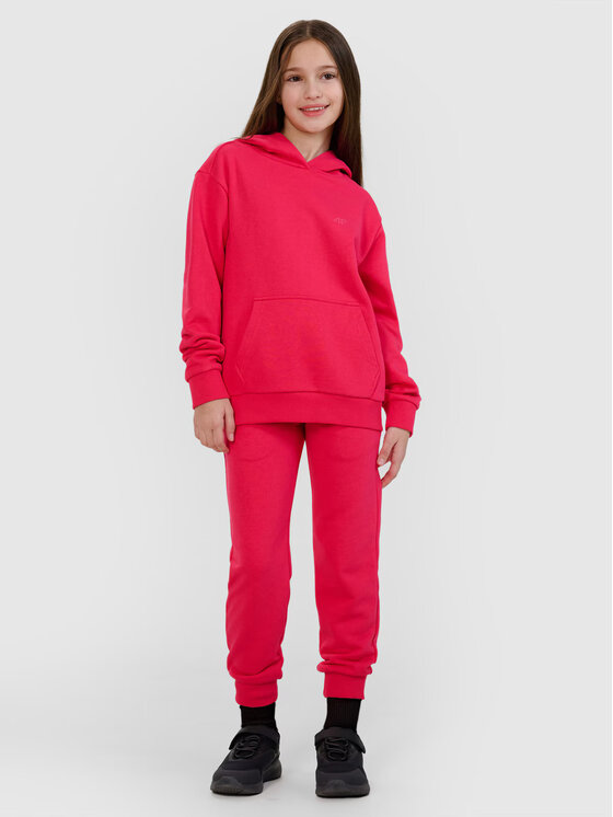 4F 4F Pantaloni da tuta 4FJWSS25TTROF1099-55S Rosa Regular Fit