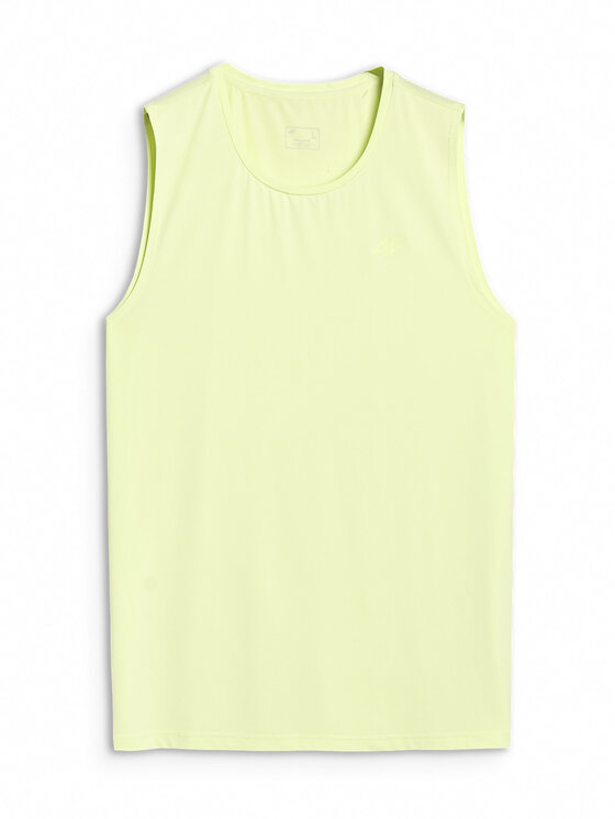 4F 4F Tank top BASIC+ Zielony Regular Fit