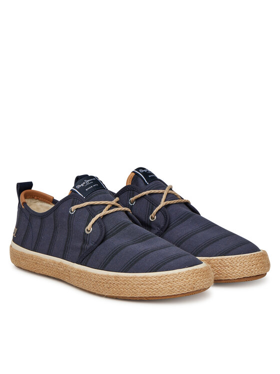 Pepe Jeans Pepe Jeans Espadrillas Port Lines PMS10331 Blu scuro