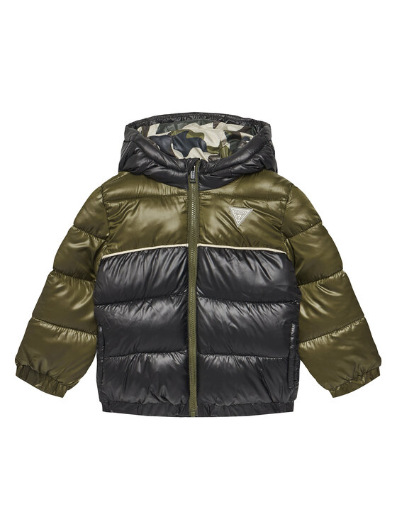 Guess Guess Žieminė striukė N5YL00 WEGY0 Juoda Regular Fit