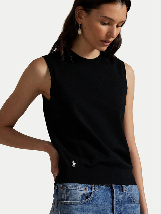Polo Ralph Lauren Polo Ralph Lauren Τοπ 211972111001 Μαύρο Straight Fit