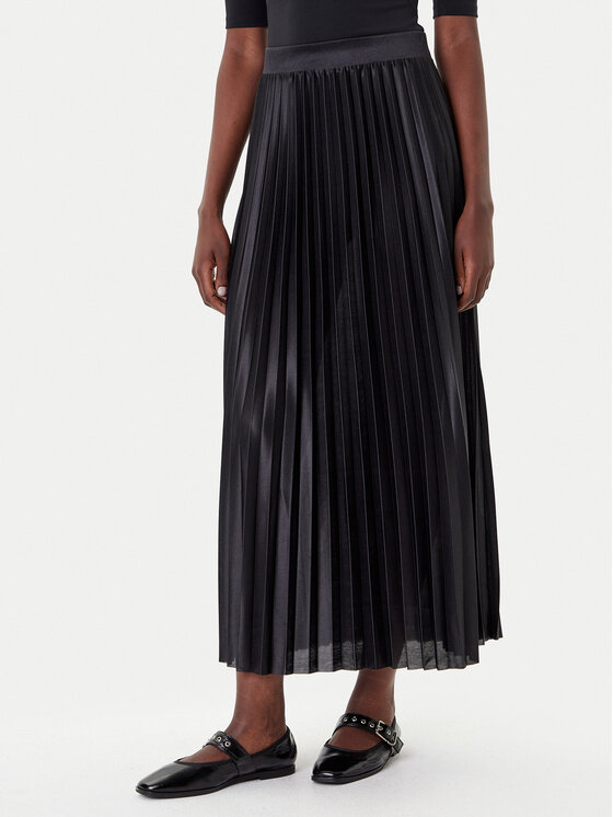 ONLY ONLY Fustă plisată Kolter 15356154 Negru Regular Fit