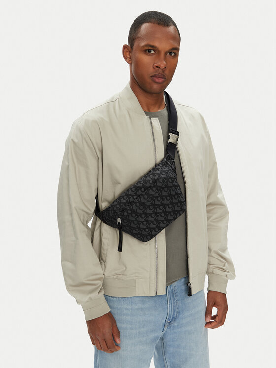 Calvin Klein Jeans Calvin Klein Jeans Τσαντάκι μέσης Unstructured Monogram Waistbag LV04G3177G Μαύρο
