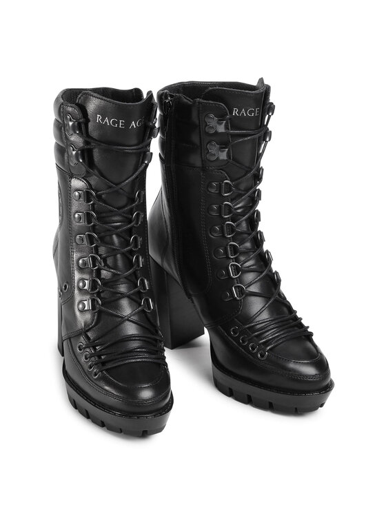 Rage Age Rage Age Schnürschuhe RA-12-02-000093 Schwarz