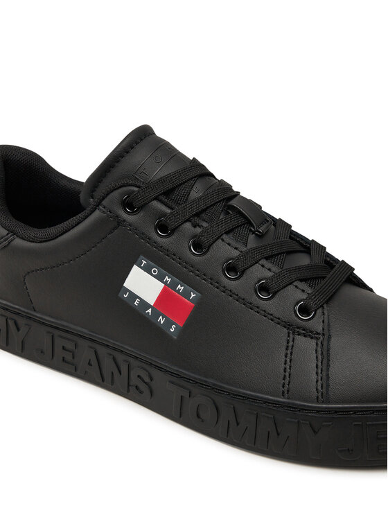 Tommy Jeans Tommy Jeans Αθλητικά Tjw Logo Outsole Sneaker Ess EN0EN02703 Μαύρο