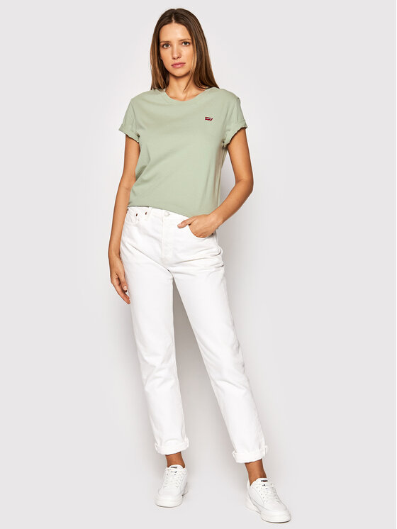 T-shirt The Perfect 39185-0145 Verde Regular Fit