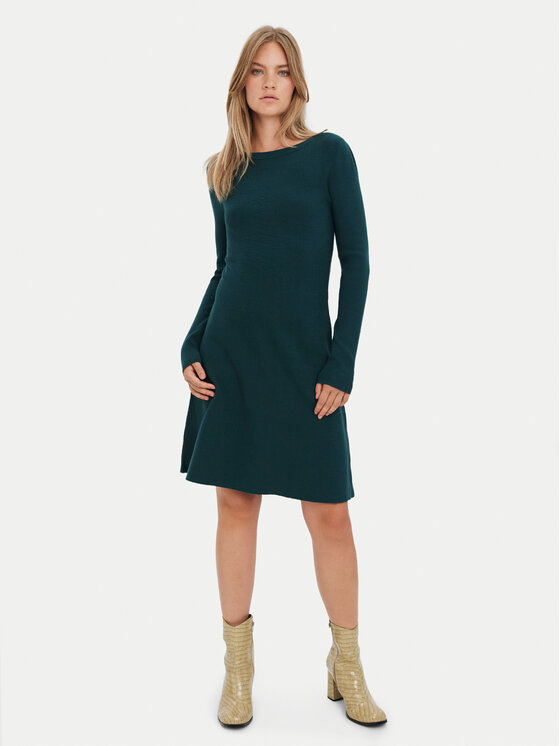 Vero Moda Vero Moda Kootud kleit Nancy 10254807 Roheline Regular Fit
