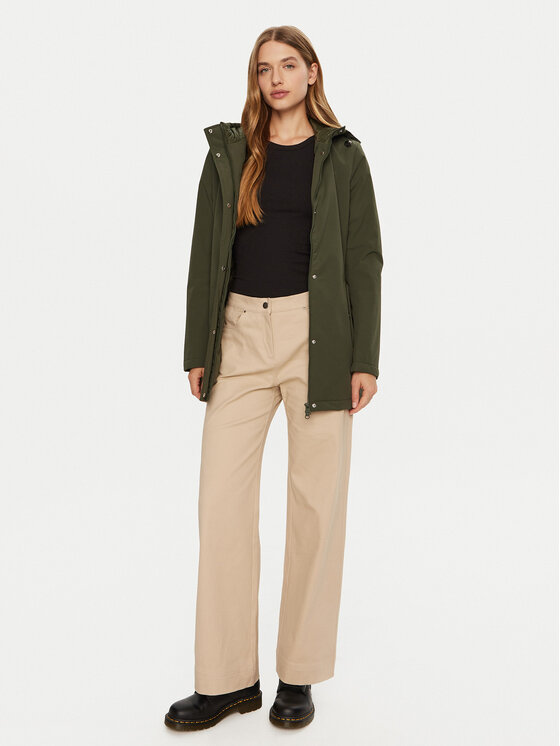 Champion Champion Μπουφάν μεταβατικό 117570 Χακί Regular Fit