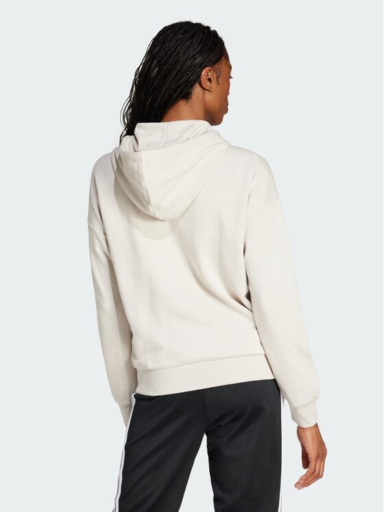 adidas adidas Bluza Essentials Linear Full-Zip Beżowy Regular Fit
