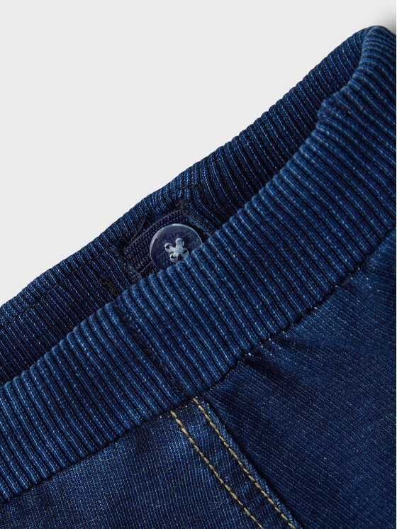 NAME IT NAME IT Szövet nadrág 13204735 Sötétkék Baggy Fit