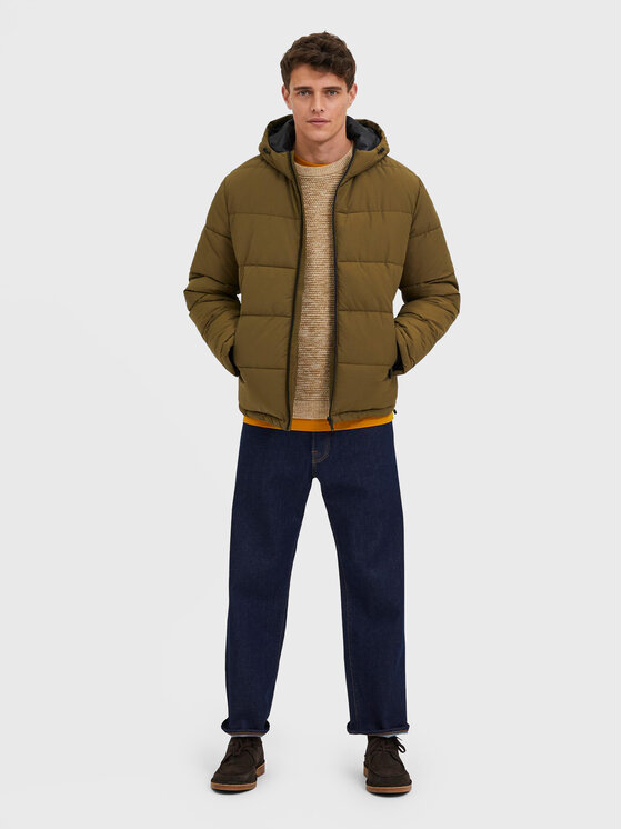 Selected Homme Selected Homme Зимова куртка Harry 16084886 Зелений Regular Fit