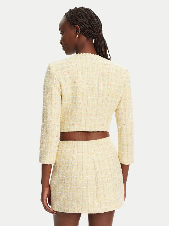 Elisabetta Franchi Elisabetta Franchi Marynarka GI-160-52E2-V600 Żółty Regular Fit
