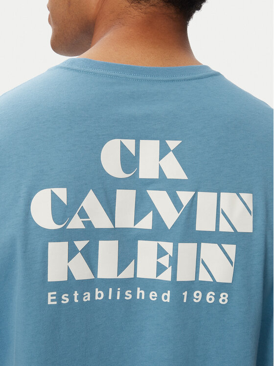 Calvin Klein Jeans Calvin Klein Jeans T-shirt Resort Graphic LV04RG802G Plava Regular Fit