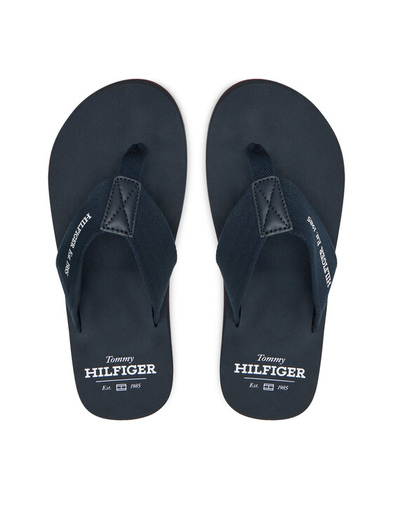 Flip flop Tommy Hilfiger Hilfiger 85 Beach Sandal FM0FM05339 Bleumarin