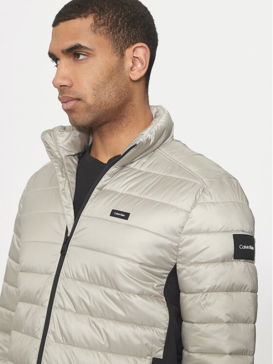 Calvin Klein Calvin Klein Prijelazna jakna Recycled Side Logo K10K108291 Bež Regular Fit