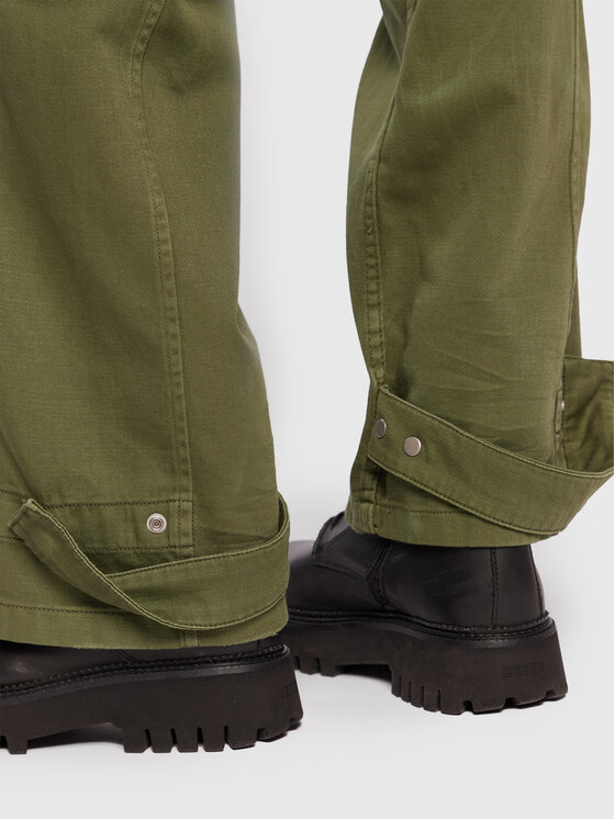 REPLAY Replay Штани з тканини W8019.000.10307 Зелений Regular Fit