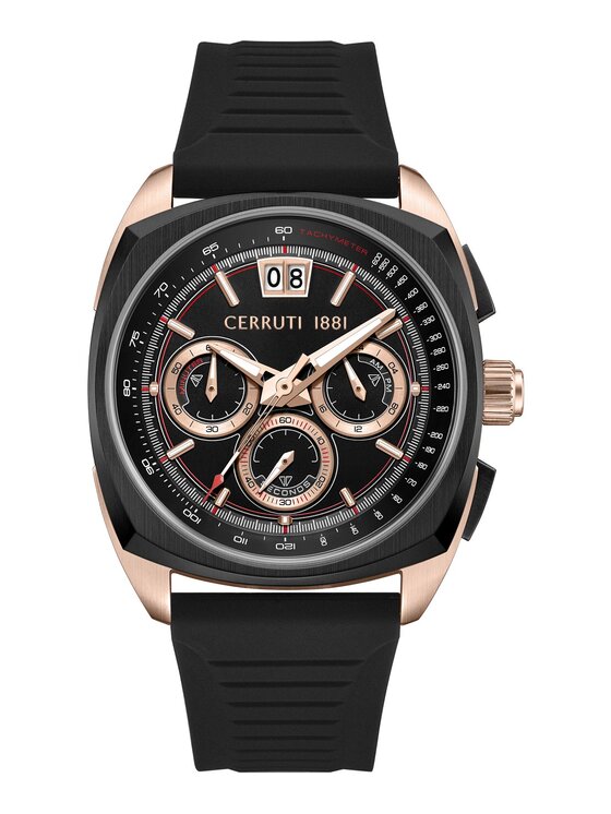 Cerruti 1881 Cerruti 1881 Zegarek Cerruti-CIWGO0085102 Czarny