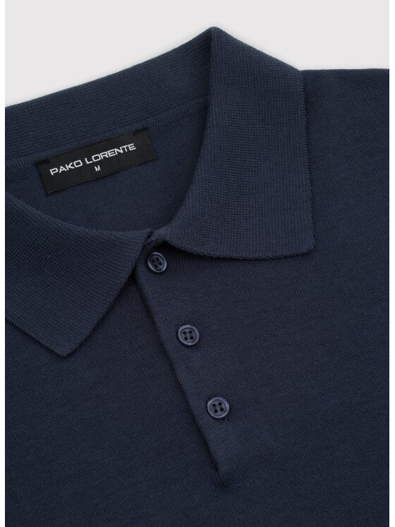 Pako Lorente Pako Lorente Polo P26SF-TX-010 Granatowy Classic Fit