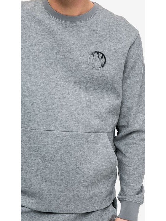Armani Exchange Armani Exchange Mikina 3ZZMAN ZJQ2Z 3930 Šedá Regular Fit