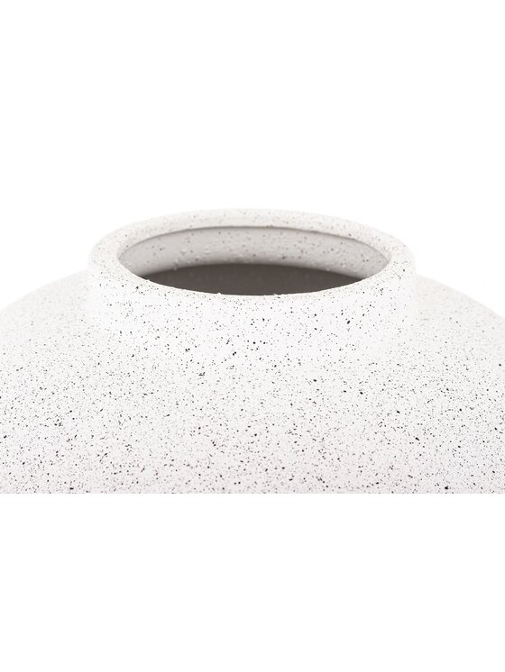 MIAhome MIAhome Wazon ceramiczny 26x21x21 cm FLORIDA Biały