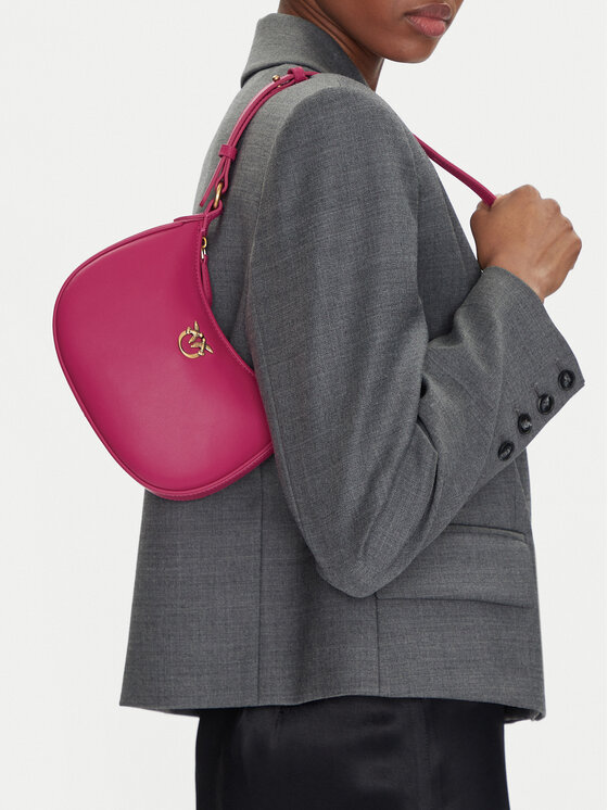 PINKO PINKO Geantă Half Moon Baby AI 24-25 PLTT 103538 A0F1 Roz